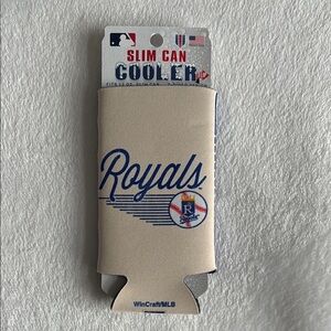 Wincraft MLB Royals Slim Can Cooler - Blue and White